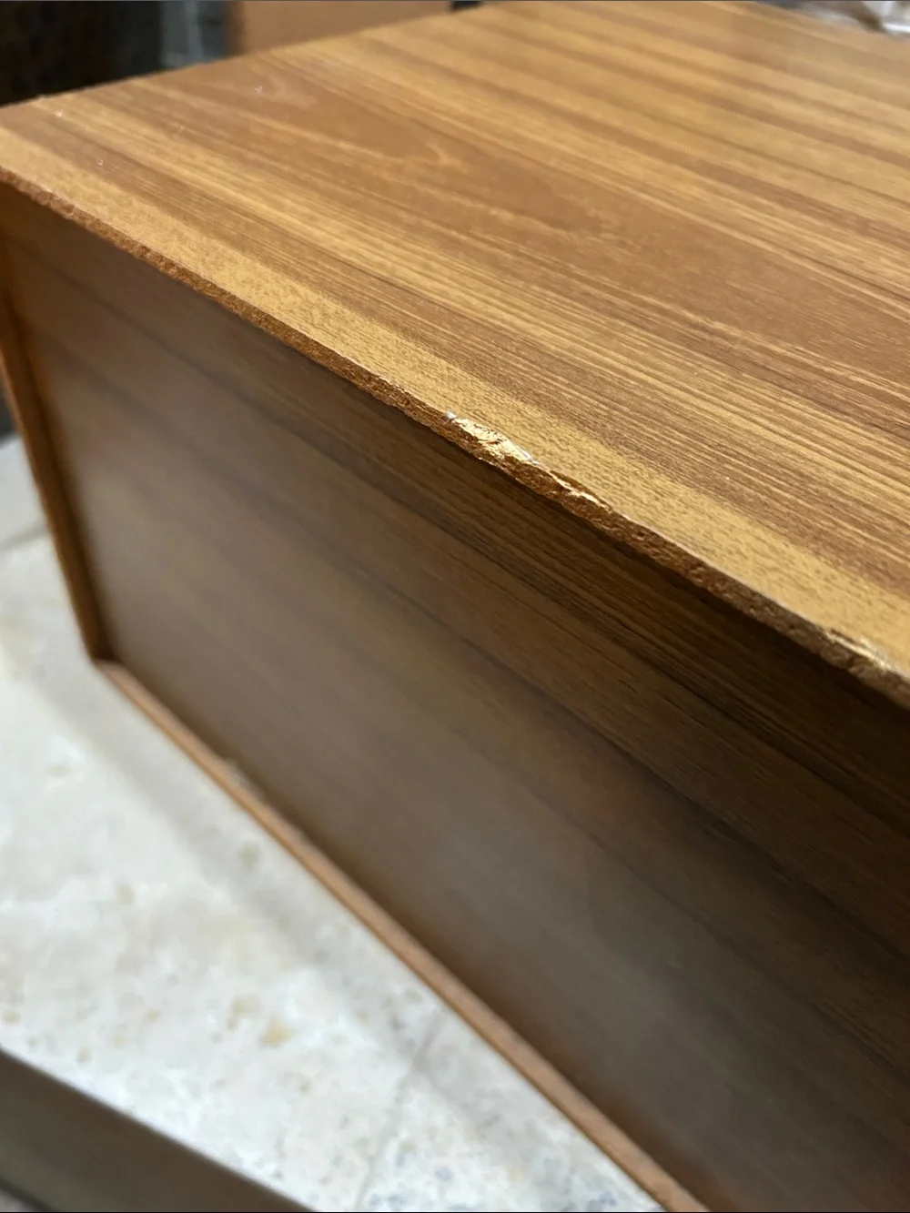 Woodgrain Stackable Storage Box - Brown - Picture 11 of 16